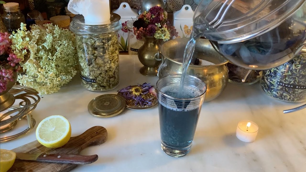 1.2. TEA TIME MIT TANTE | BLAUER TEE FÜR BLAUE STUNDEN | BLUE LOTUS FLOWER & ANCHAN