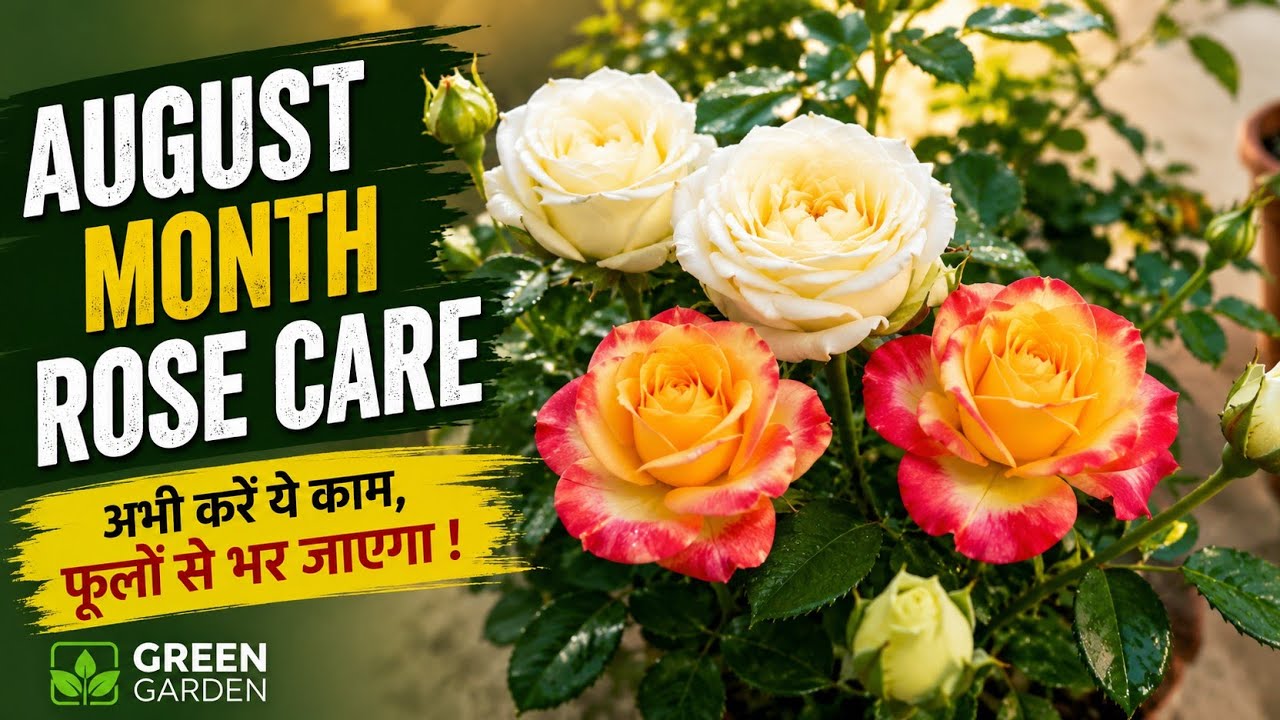 Care of rose plant in rainy season || care of rose plant in august month | rose care in august month