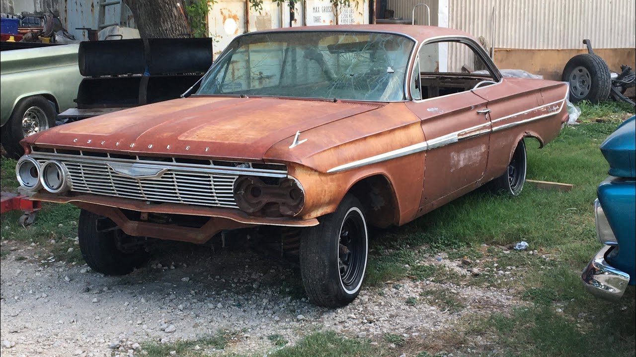 1961 Chevy Impala bubble top Rescued | Monster Rust