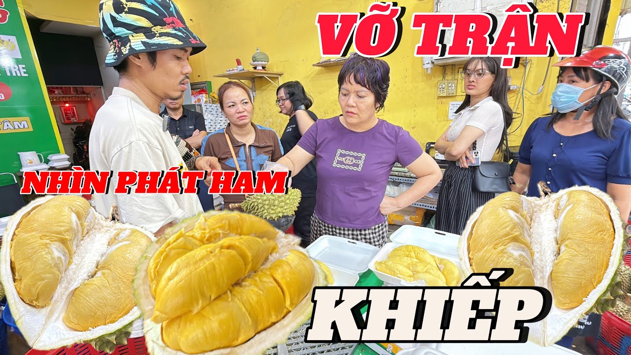 KHIẾP vựa sầu riêng Hiếu nghĩa khách đứng nghẹt mua sầu VỠ TRẬN không lối thoát