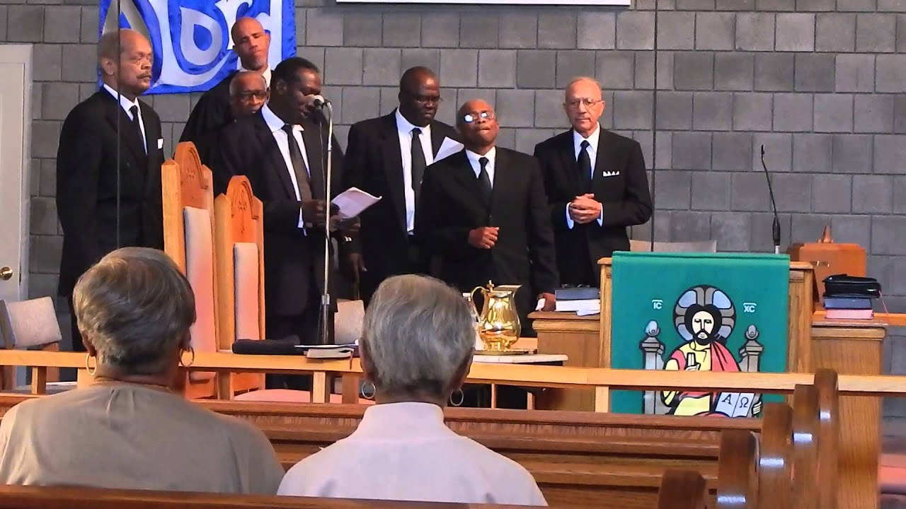 Galloway UMC Men's Chorus singing 