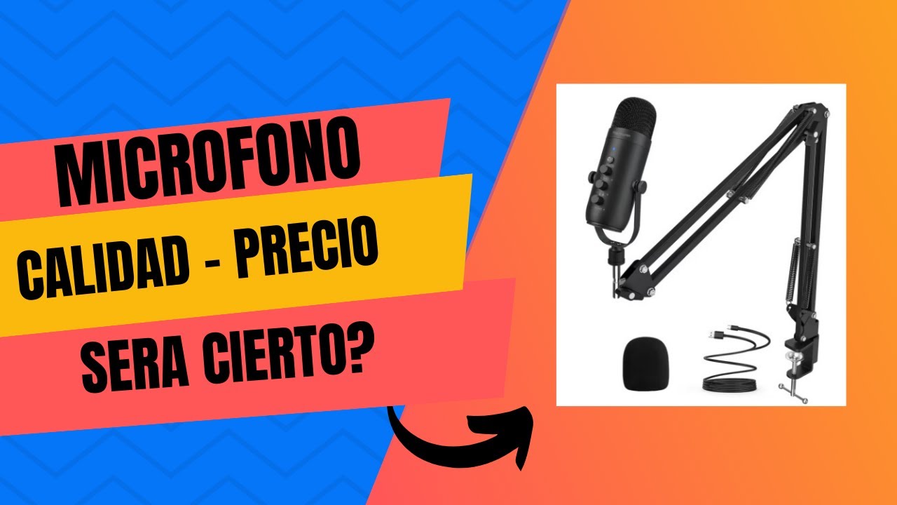 Unboxing de Microfono Haomuren Profesional USB a Type - C Calidad Precio, Sera Cierto?