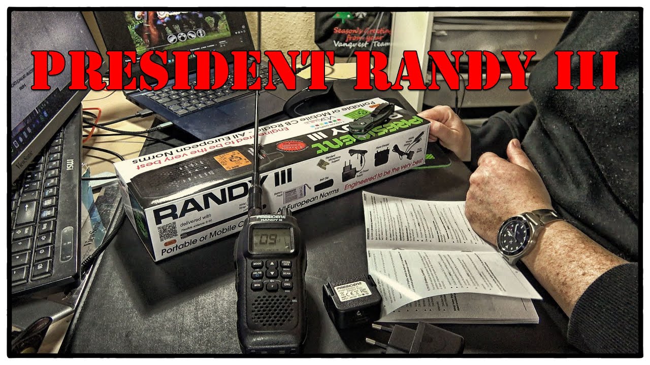 CB-Funk - President Randy III Handfunkgerät - Unboxing (S2F2)