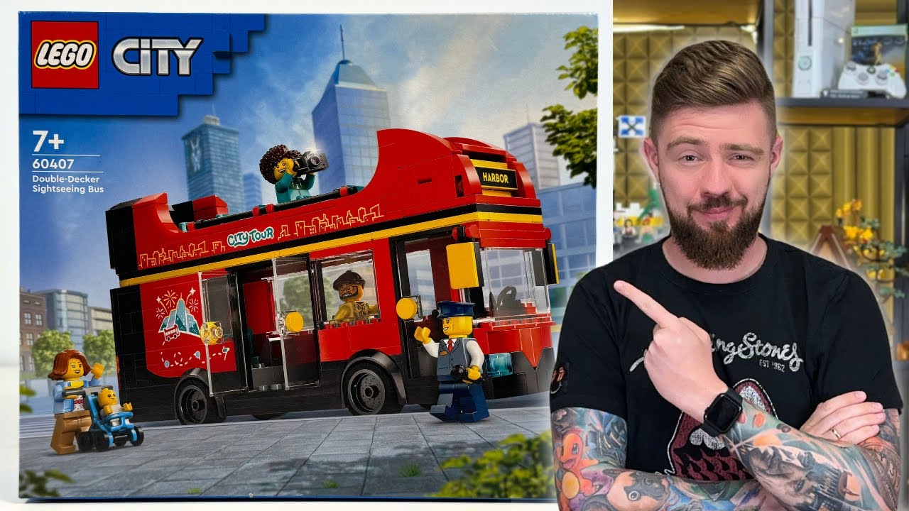 CZERWONY PIĘTROWY AUTOKAR 🚌 LEGO CITY 60407 RECENZJA