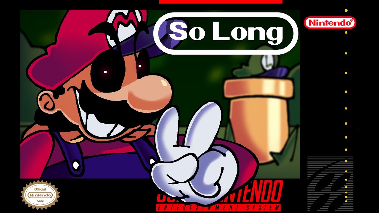 [FNF] SO LONG ~ BOYFRIEND! (Too Slow - Mario Mashup)