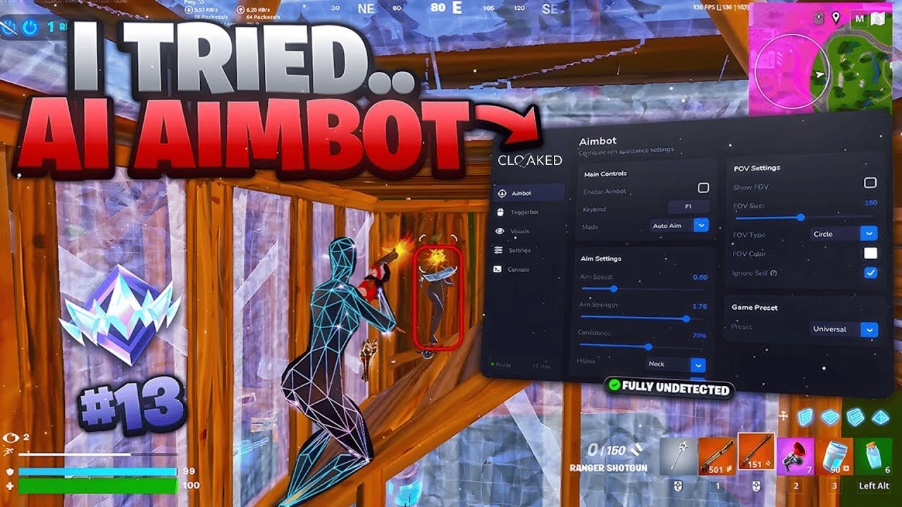 Я попробовал «AI AIMBOT» в Ranked… теперь я ELITE… 🏆 | ft. Cloaked | AI