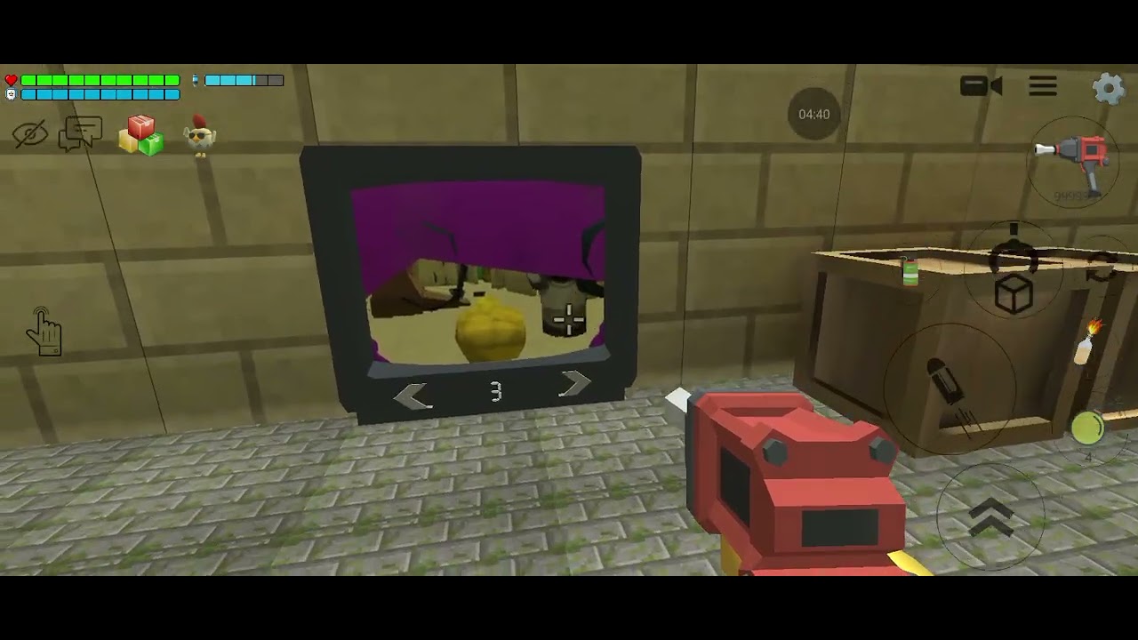 Jugando chiken gun
