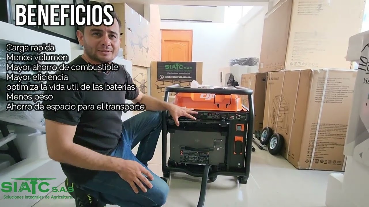 Generador Eléctrico DJI 2.000 | Potencia para Drones DJI AGRAS T40    T50