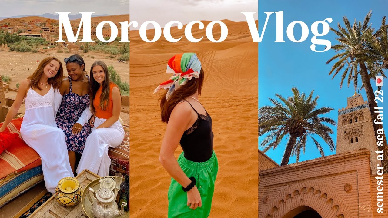 несколько дней в Марокко с Semester at Sea🏜️🐫 | осень 2022