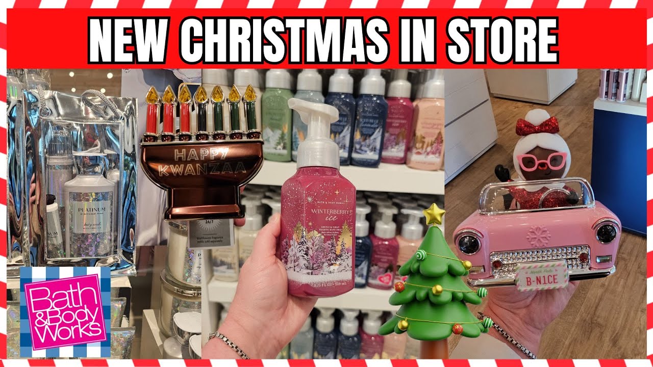NEW CHRISTMAS FINDS IN STORE at Bath & Body Works #bathandbodyworks