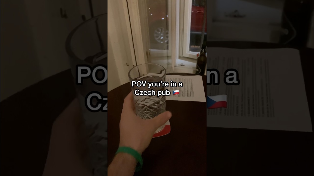 When you’re in a Czech pub 🇨🇿 