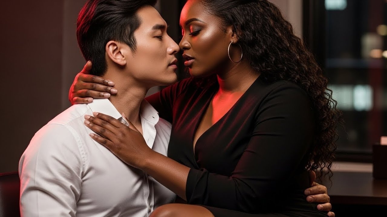 Pregnant Black Lady Paid for a stranger’s food, the Korean mafia boss returned with an entire convoy