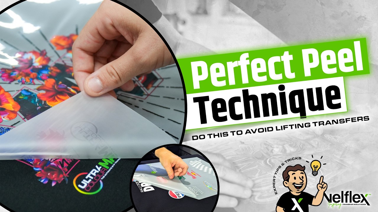 Why Your Transfer Lifts When You Peel It (Correct DTF Peel Technique Explained)
