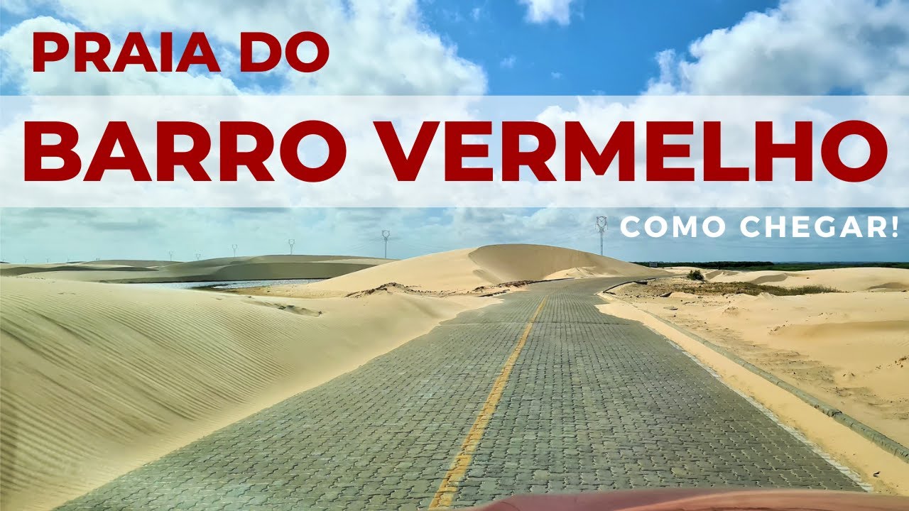Barreirinhas - Praia do Barro Vermelho em Paulino Neves, via MA 315