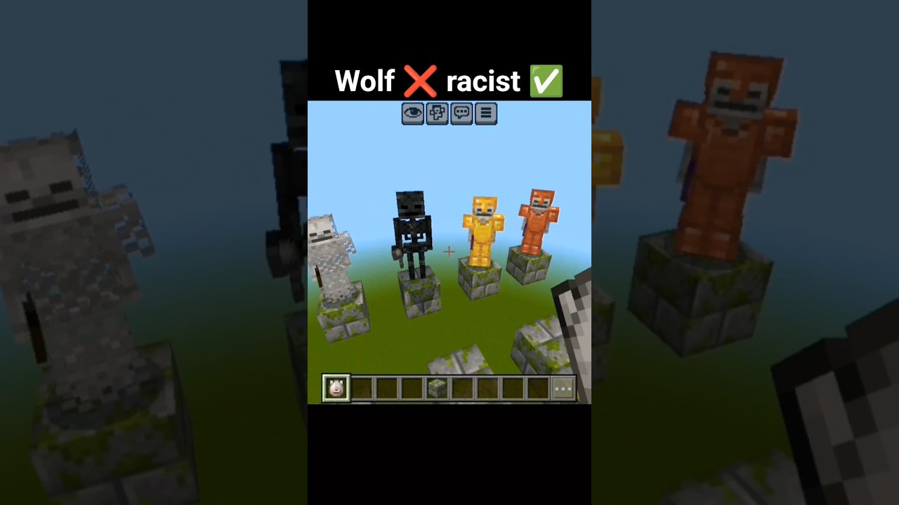 Minecraft Wolf Is Racist 😶‍🌫️😶‍🌫️ 