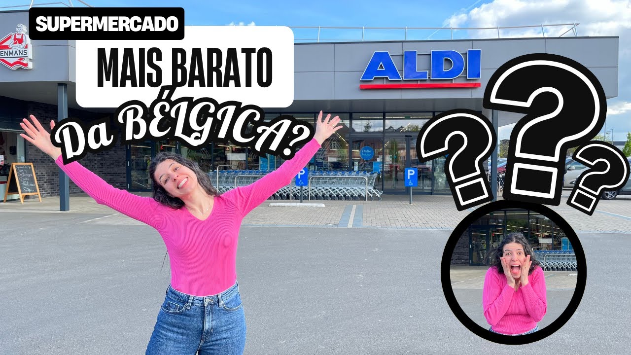 COMO É UM SUPERMERCADO NA BÉLGICA! Preços e Produtos 🇧🇪