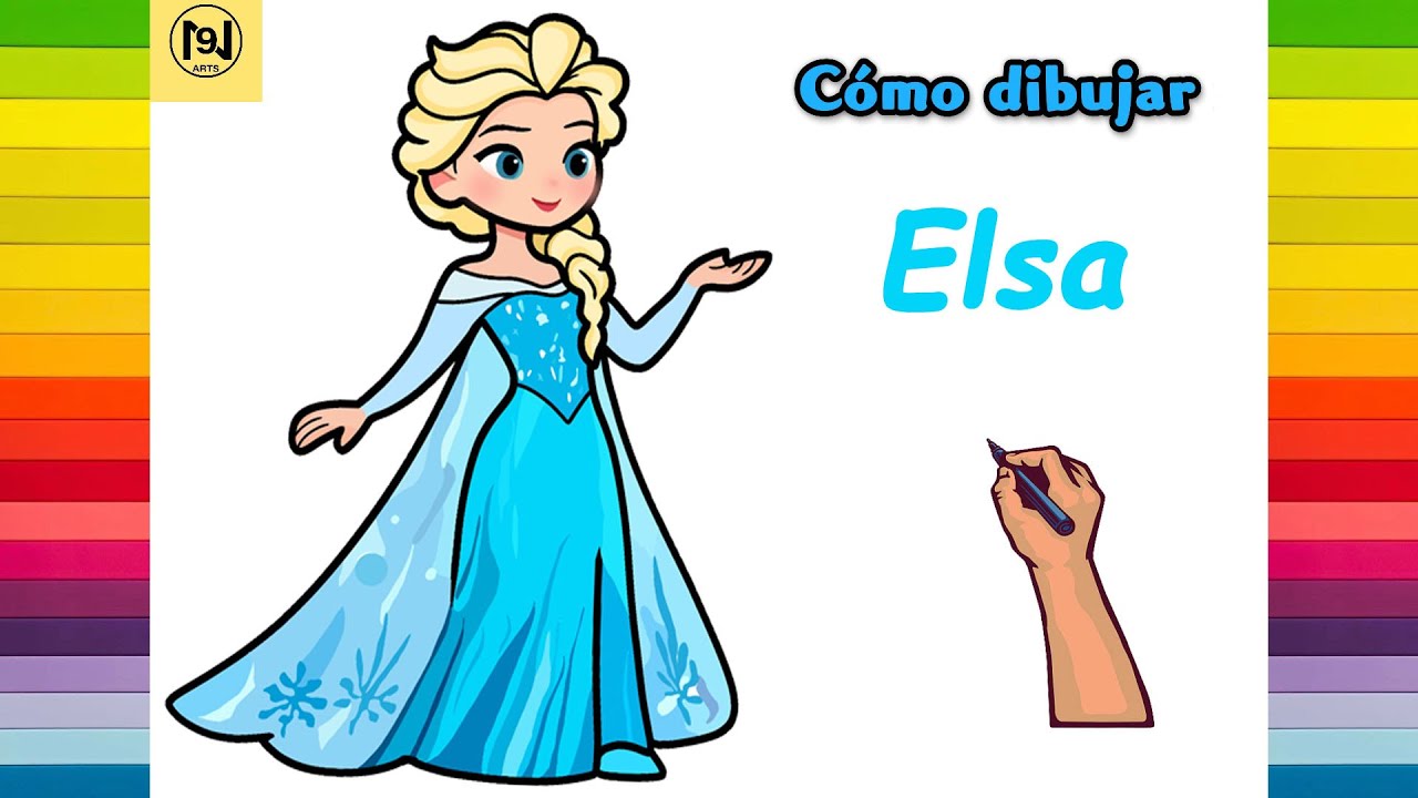 Cómo dibujar a Elsa de Frozen de Disney