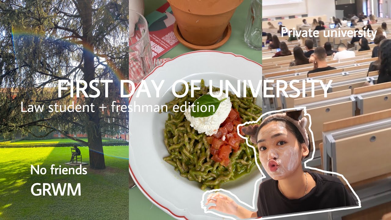 eng sub) FIRST DAY OF UNIVERSITY EVER (freshman edition + law student) | grwm, classes, friends