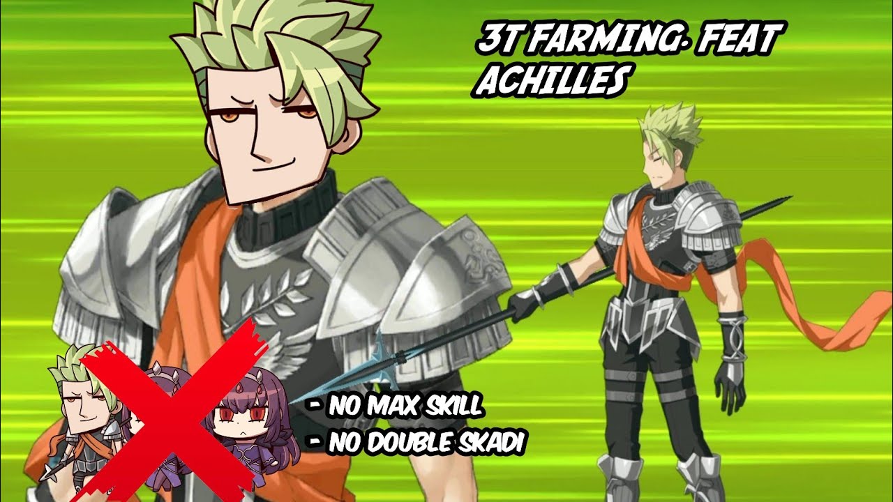 『FGO』3T Setup Farming. Feat Achilles