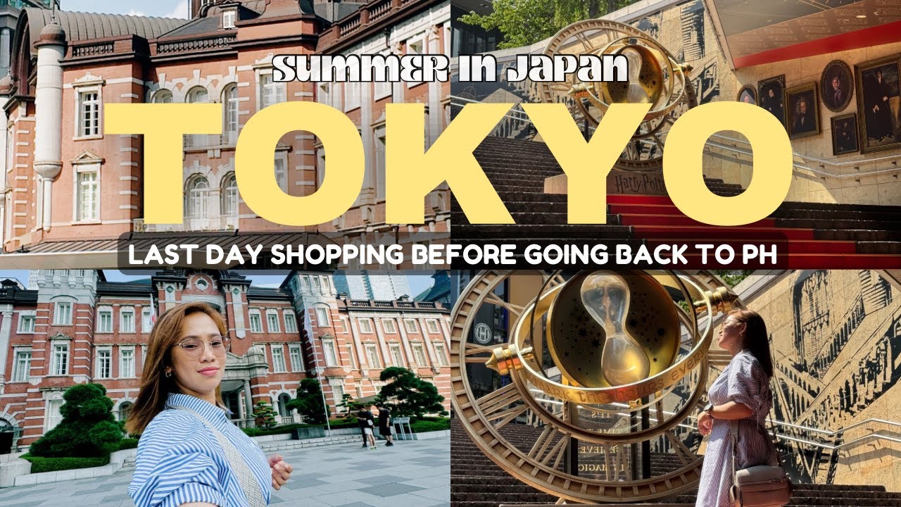 TOKYO VLOG 🇯🇵LAST DAY SHOPPING + AIRPORT GUIDE GOING HOME TO PH ✈️ 