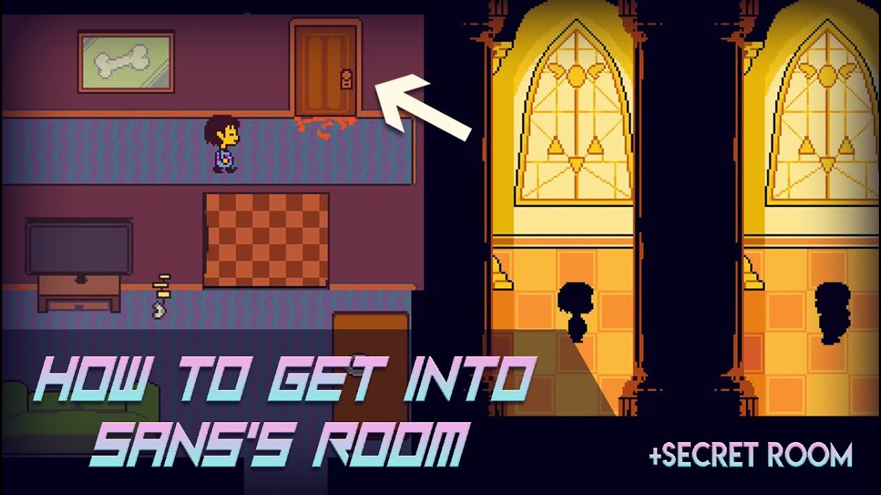 How to Get Into Sans's Room? (and backyard) - Undertale