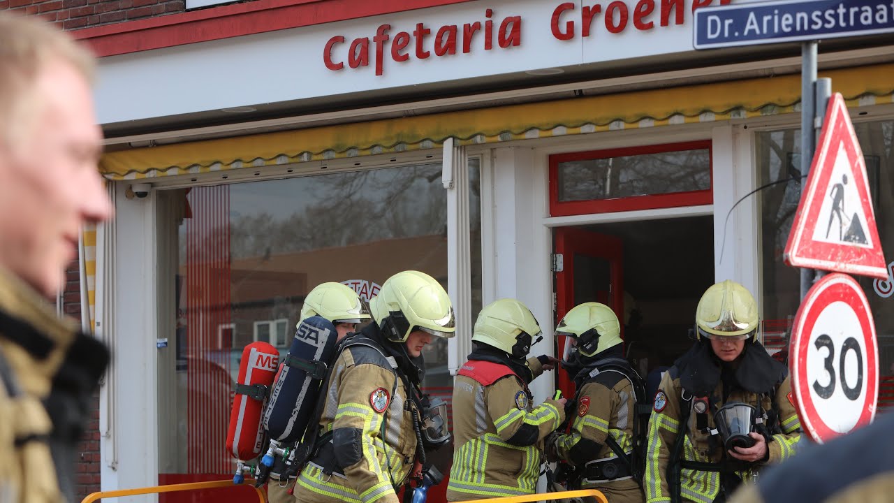 Brand in cafetaria in Oldenzaal