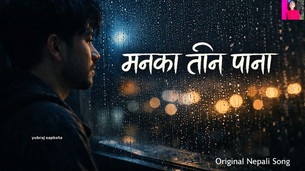 मनका तीन पाना | Original Nepali Song | Emotional Acoustic Vibe | Yubraj Sapkota ❤️💝