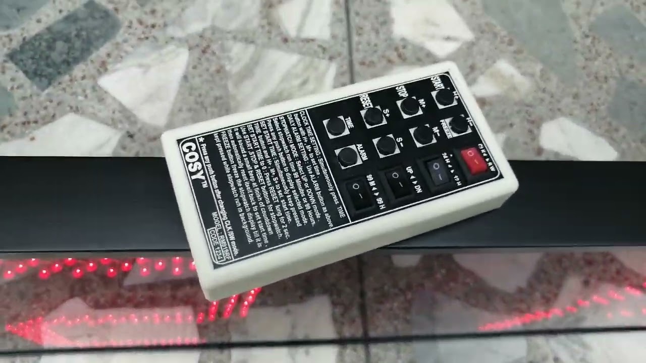 COSYCOM LED Clock With Remote