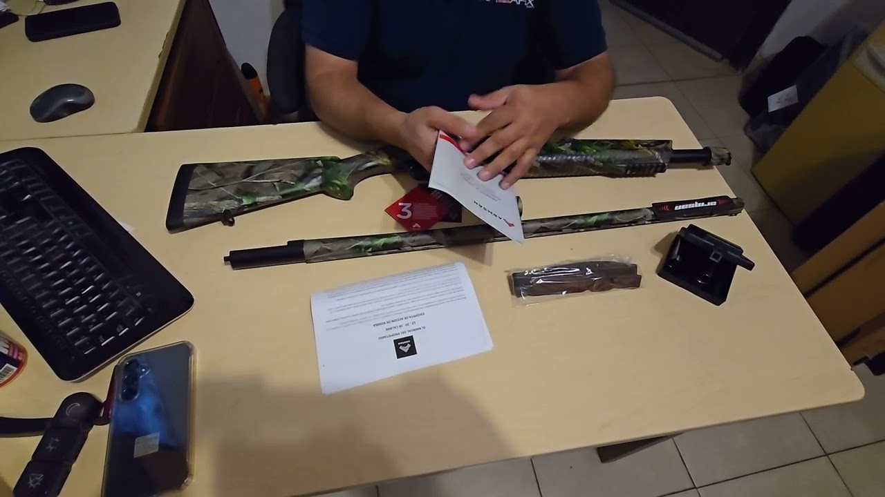 Unboxing de Escopeta Armsan Mod. P612
