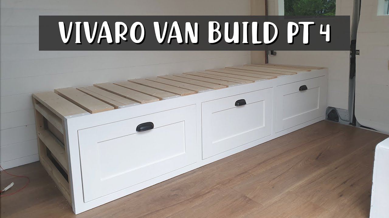 Изготовление дивана-кровати для вашего кемпервэна | Vauxhall Vivaro SWB Van Conversion PT4