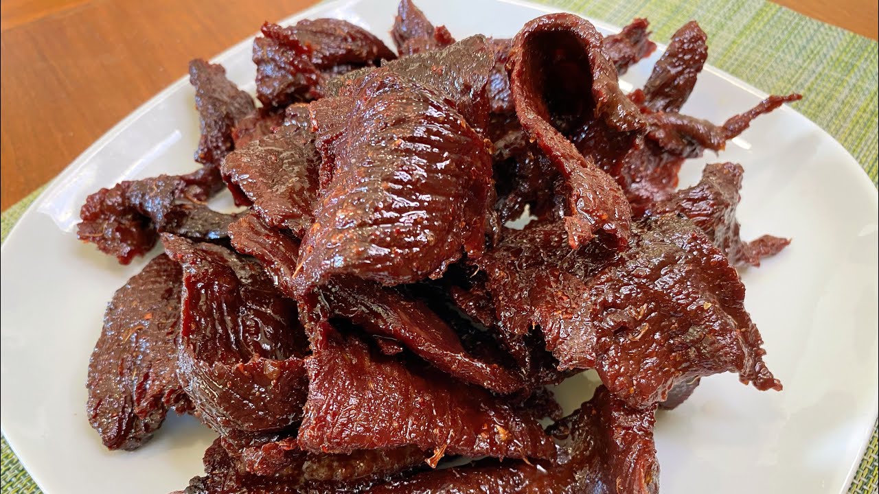 Beef Jerky Recipe/វិធីធ្វេីងៀតគេាឈ្ងុយឆ្ងាញ់