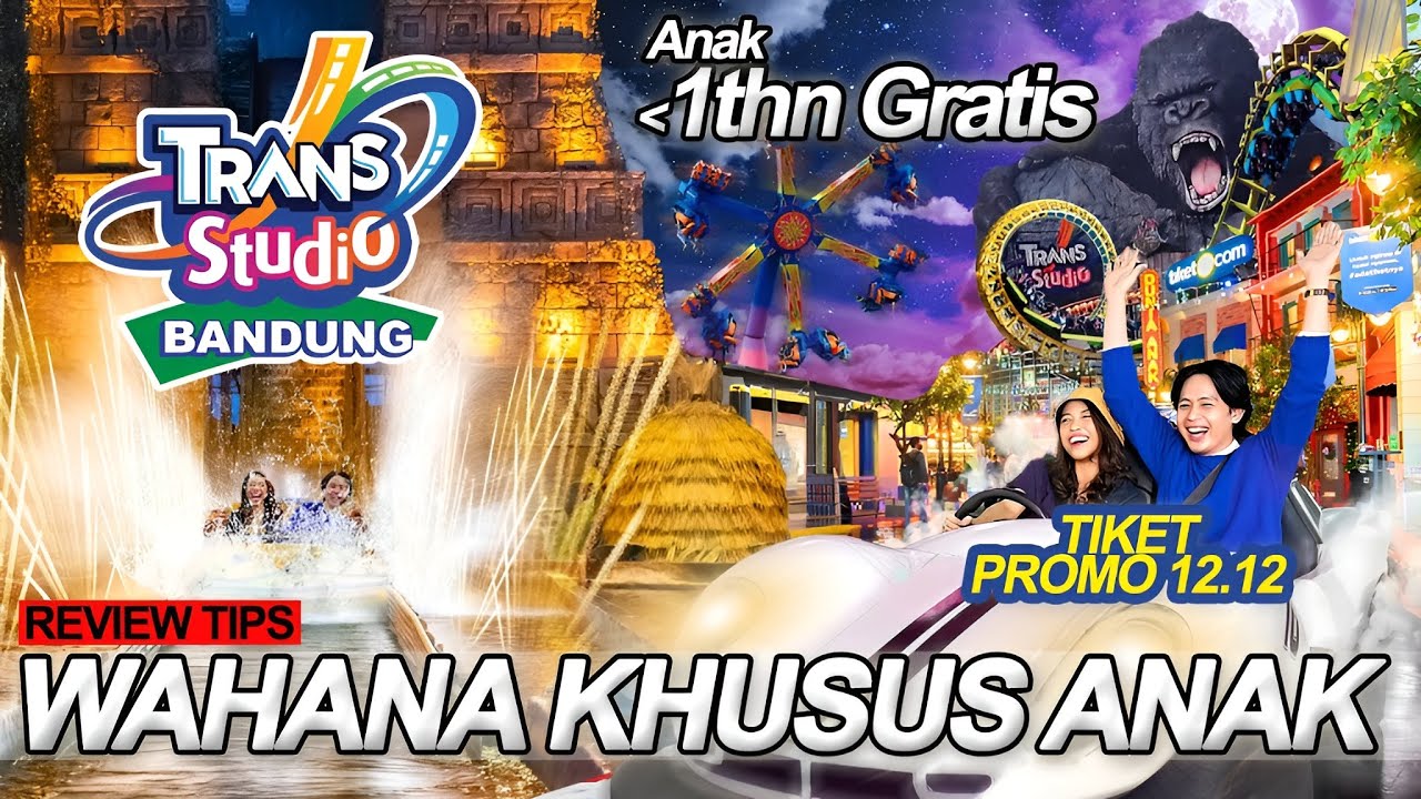 Wahana Anak di Trans Studio Bandung Mall | Review Tips Permainan Edukasi | Harga Tiket Promo 12.12