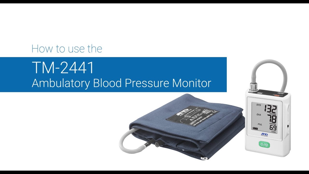 How to Use: TM-2441 | Ambulatory Blood Pressure Monitor from A&D