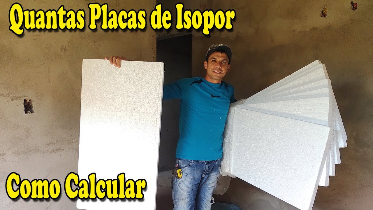 Como calcular o total de Placas de Isopor no seu Forro