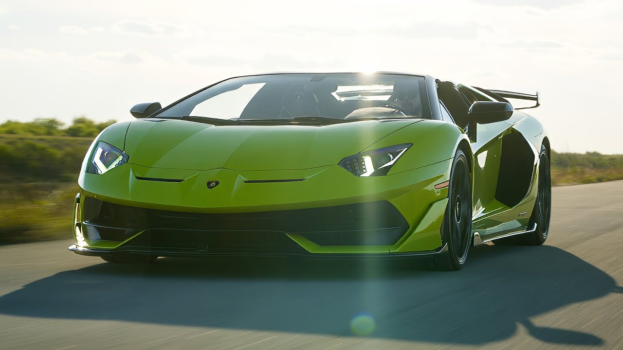 1 Hour | Relaxing Background Lamborghini Aventador SVJ | 4K