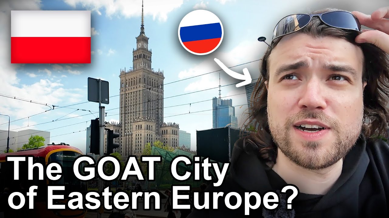 Первый раз в ВАРШАВЕ, Польша 🇵🇱 - русский в шоке!