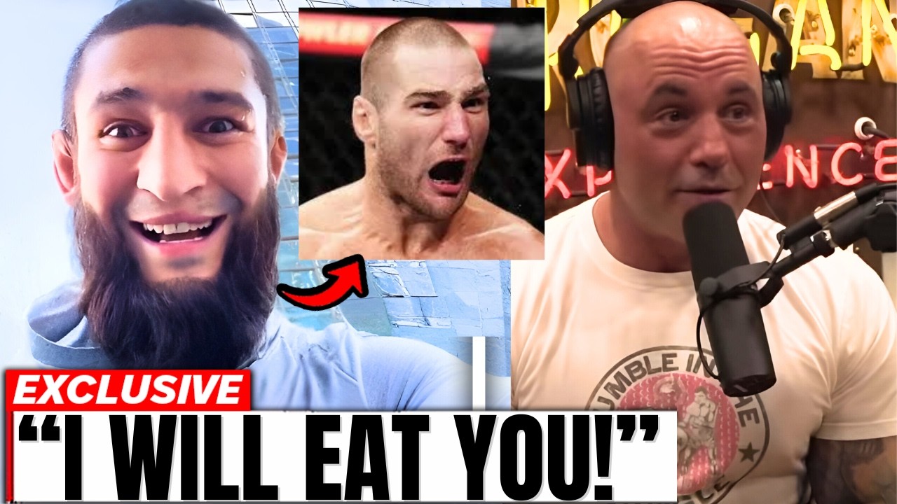 Heated Moment! Khamzat Chimaev Fires Back at Sean Strickland on Stage!