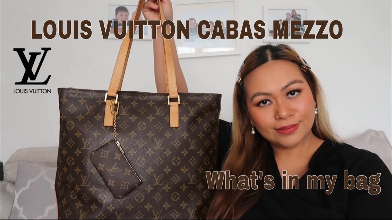 LOUIS VUITTON CABAS MEZZO | WHAT’S IN MY BAG 💼