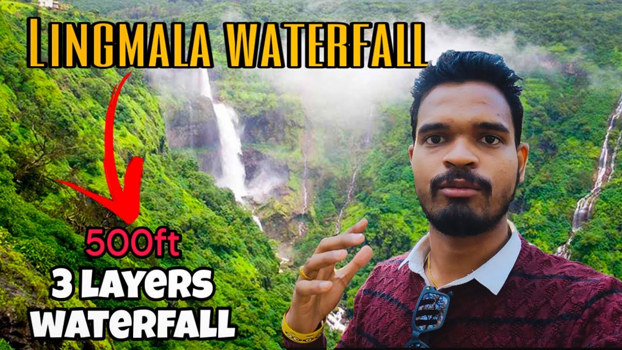 3 Layers 500ft+ 😱 Waterfall in Mahabaleswar - Lingmala Waterfall 💧😍 | Full information | Episode 5