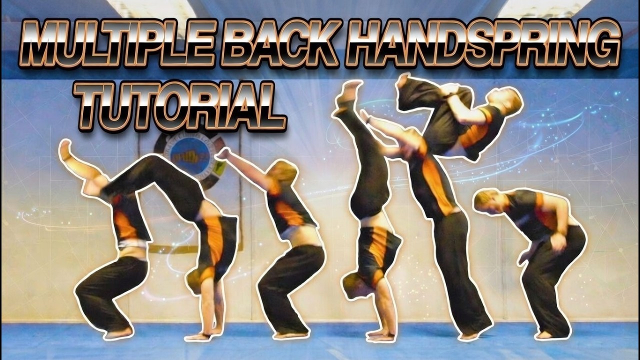 Multiple/Consecutive Back Handspring Tutorial  (Flick) | GNT How to