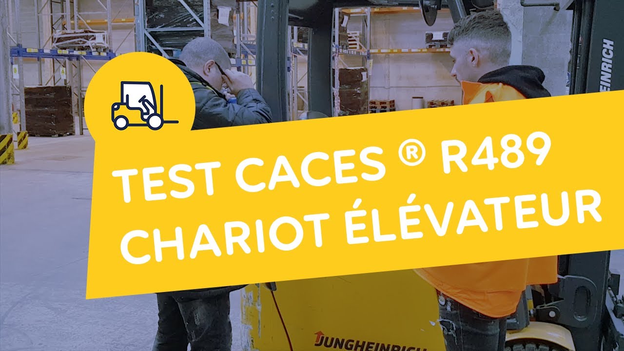Nouveau test CACES ® 489 chariot élévateur - Formalogistics
