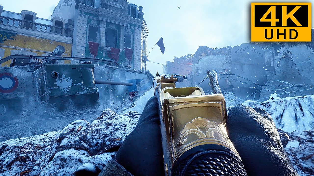 Battlefield 1 - Realistic Immersive Gameplay [4K 60FPS ULTRA] Multiplayer No HUD