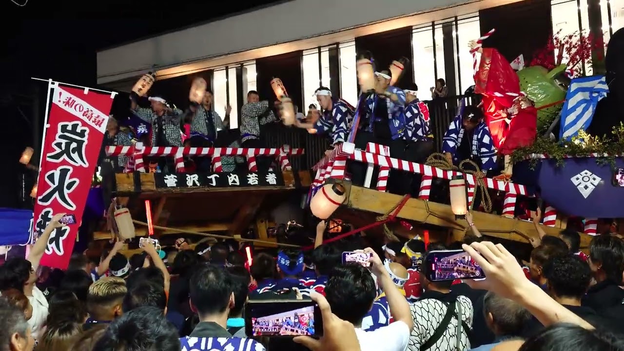 角館のお祭り2025 西部vs菅沢