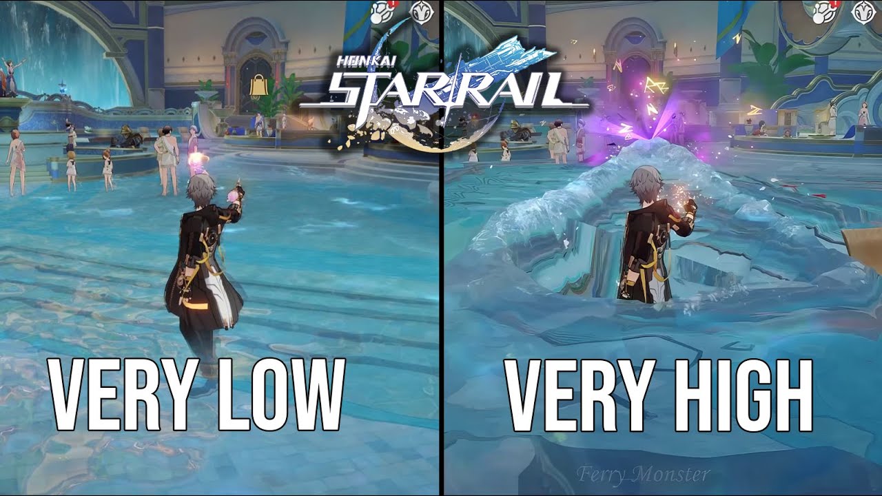 Honkai Star Rail 3.0 Very Low vs Very High (Graphics Comparison)