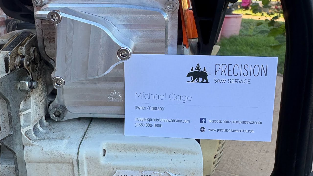“Precision Saw Service” Unboxing/Installing Chainsaw Muffler for High Performance Output Stihl MS261