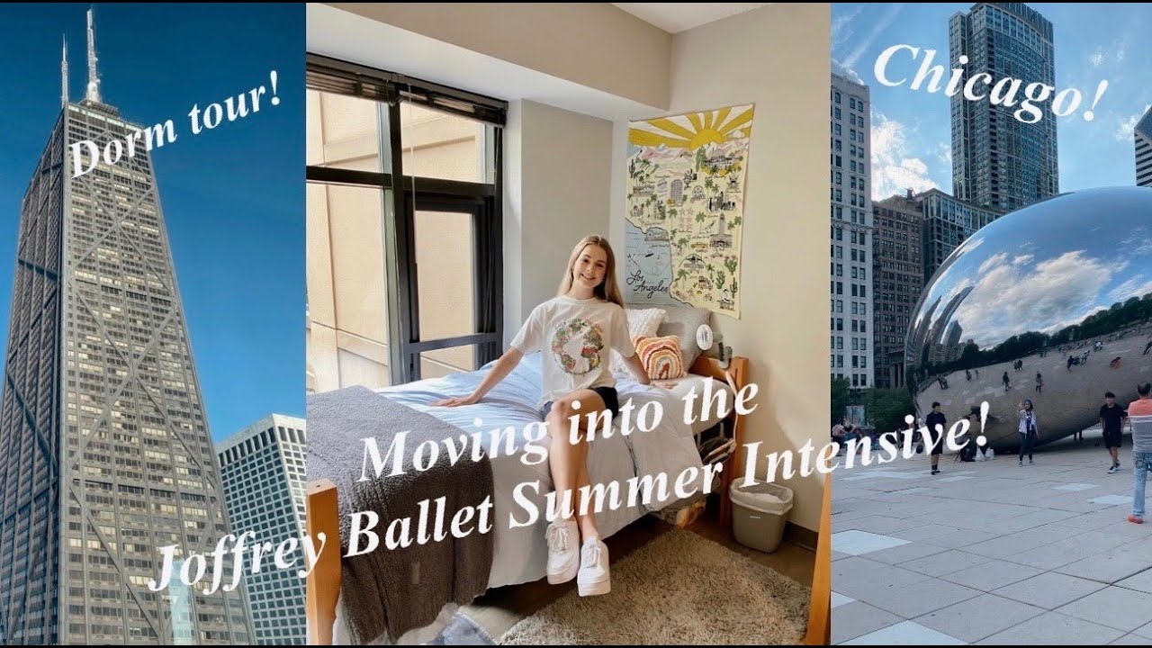 Move in Day for the Joffrey Ballet 5 week Summer Intensive + Touring Chicago! *Vlog*