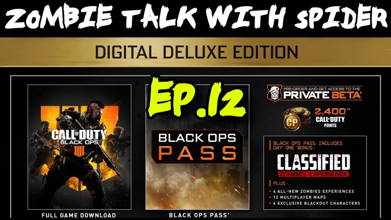 Five Remastered? & The Black Ops Pass: Black Ops 4 Zombie Details Revealed!