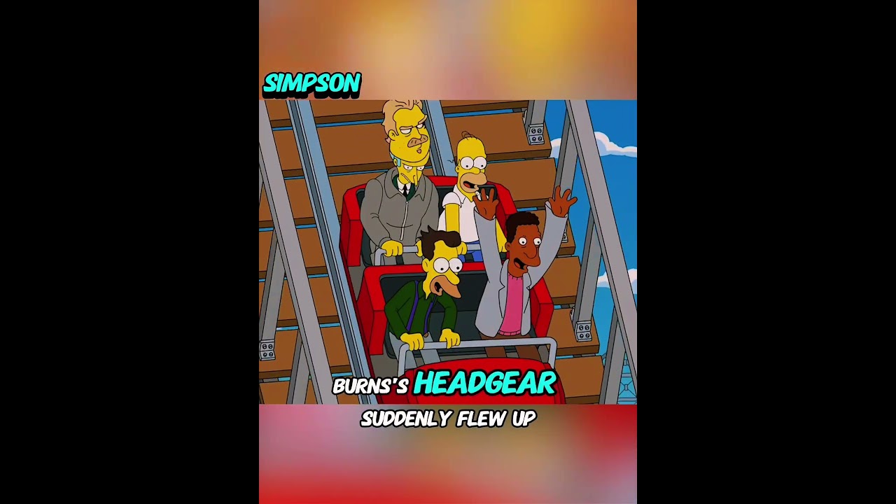 Burns dressed up as a worker and became good friends with the employees #animerecap #TheSimpsons