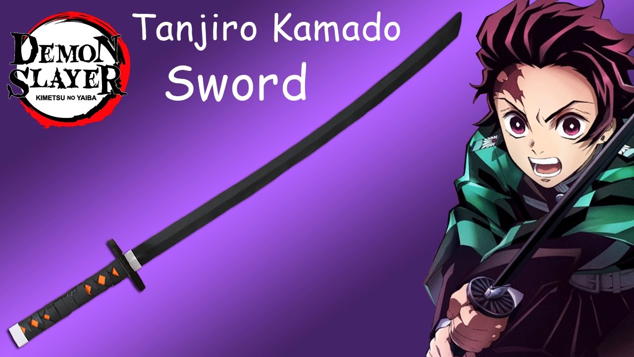 How to Make Demon Slayer Kamado Tanjiro Sword [Kimetsu no Yaiba] || 竈門炭治郎の日輪刀の作り方 鬼滅の刃