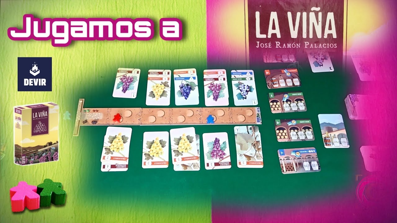 La Viña. Partida a 2 jugadores 🍷🍷